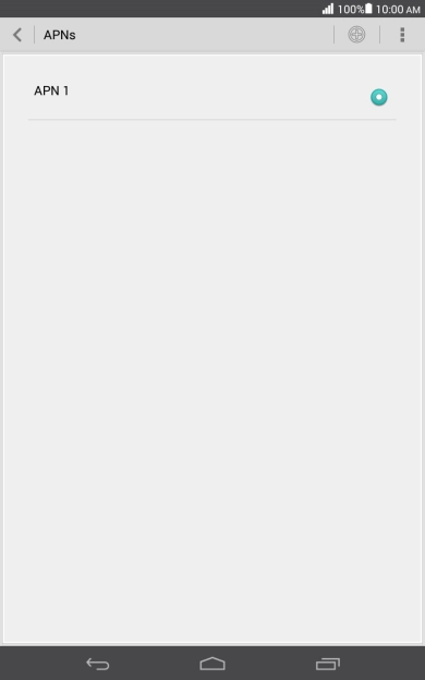 Press the new data connection icon.