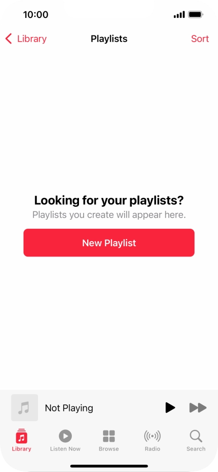 Press New Playlist.
