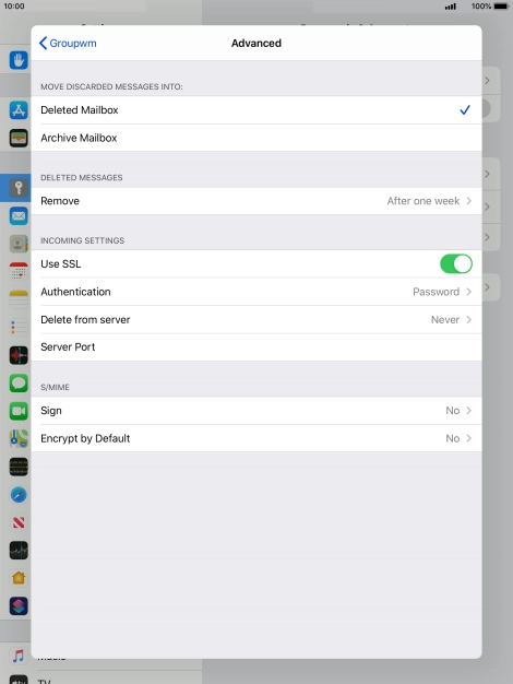 Press the indicator next to Press the indicator next to