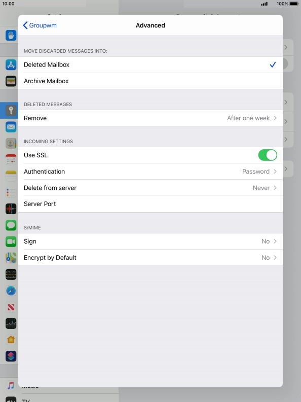 Press the indicator next to Press the indicator next to