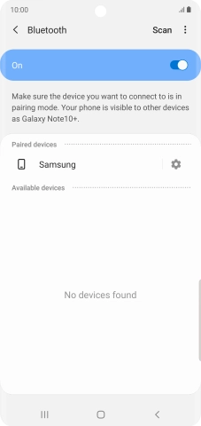 Press the Home key to return to the home screen.