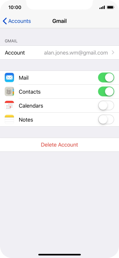 Slide your finger upwards starting from the bottom of the screen to return to the home screen.