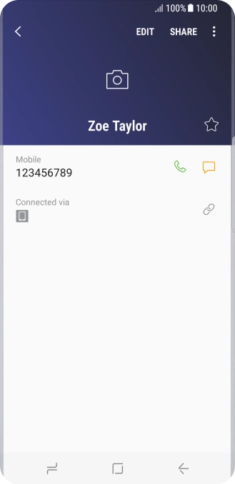 Press the Home key to return to the home screen.