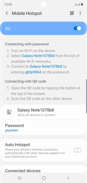 Press the Home key to return to the home screen.
