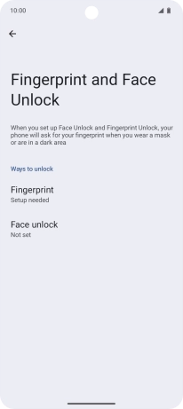 Press Fingerprint. Press Fingerprint.