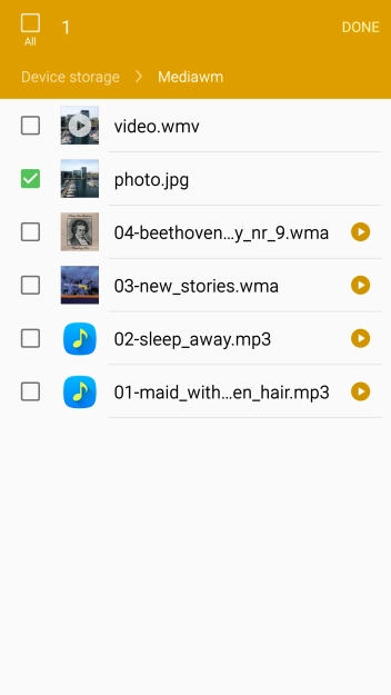 Press DONE. Press DONE.