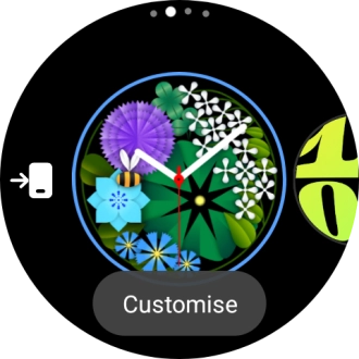 Press the Home key. Press the Home key.