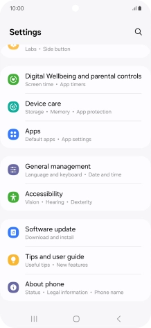 Press Software update. Press Software update.