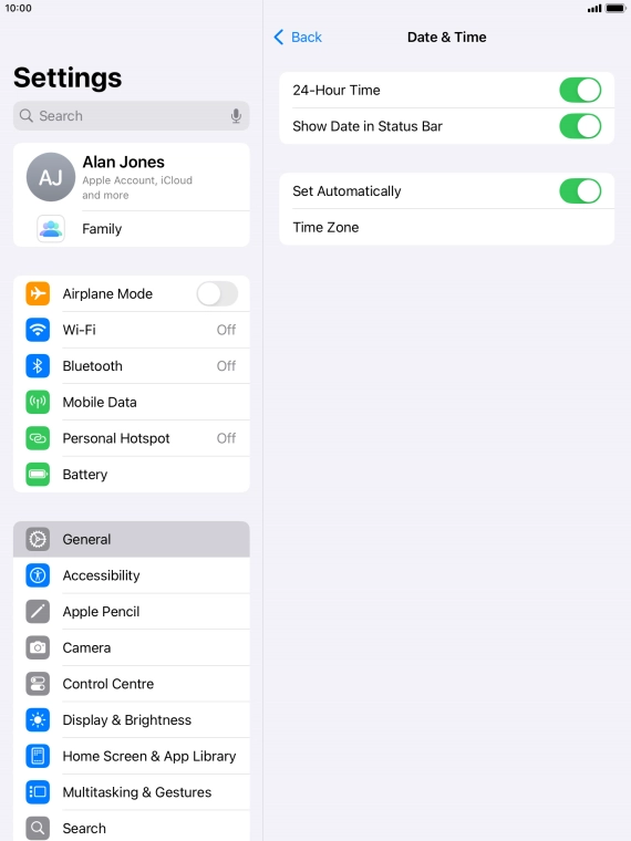 Press the Home key to return to the home screen.