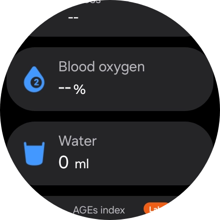 Press Blood oxygen.
