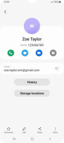 Press the call icon.