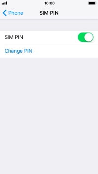Press the indicator to turn the function on or off.