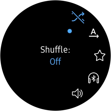 Press the repeat icon to turn the function on or off. Press the repeat icon to turn the function on or off.
