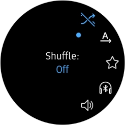 Press the repeat icon to turn the function on or off. Press the repeat icon to turn the function on or off.