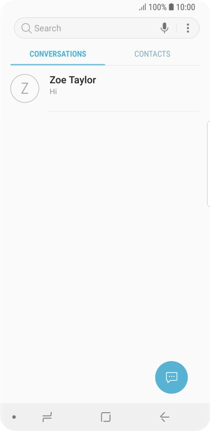 Press the new message icon.