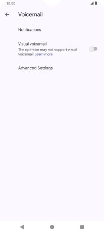 Press Advanced Settings.