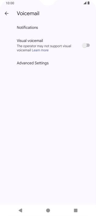 Press Advanced Settings.