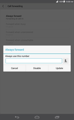 Press Disable.