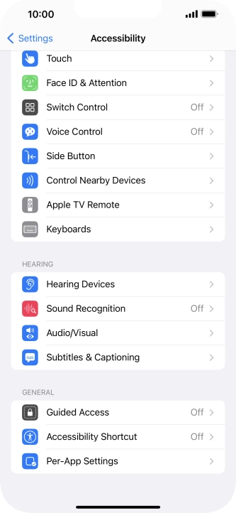 Press the required category below 