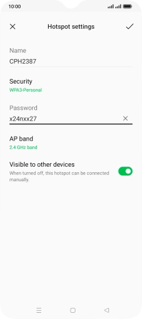 Press the field below 