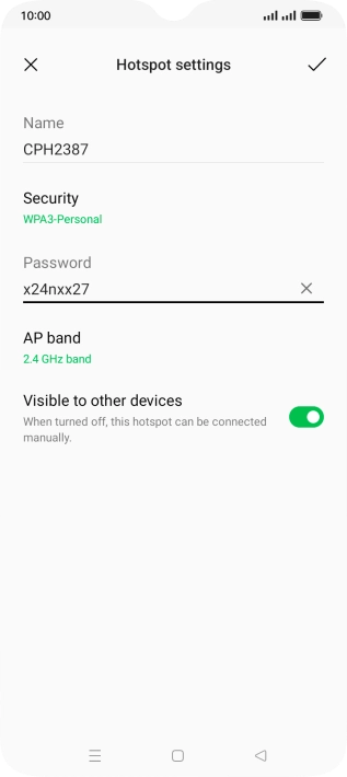 Press the field below 