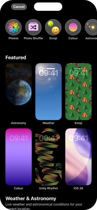 Press the required category and follow the instructions on the screen to select the required background image. Press the required category and follow the instructions on the screen to select the required background image.
