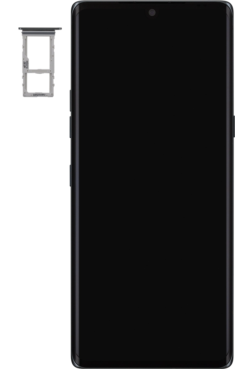 Turn your SIM so the angled corner of the SIM matches the angled corner of the SIM holder and place your SIM in the SIM holder.