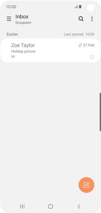 Slide your finger right starting from the left side of the screen. Slide your finger right starting from the left side of the screen.
