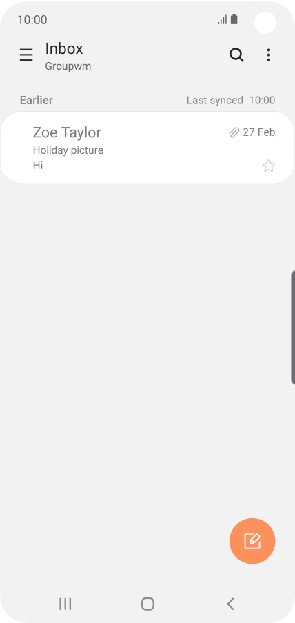 Slide your finger right starting from the left side of the screen. Slide your finger right starting from the left side of the screen.