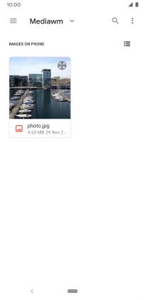 Press the required file.