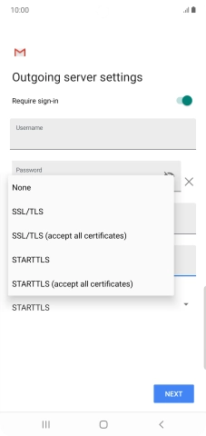 Press None to turn off the function.