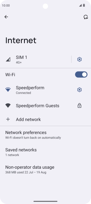 Slide your finger upwards starting from the bottom of the screen to return to the home screen.