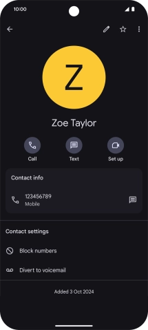 Slide your finger upwards starting from the bottom of the screen to return to the home screen.
