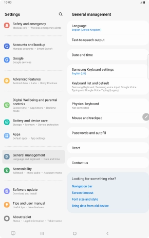 Press Date and time.