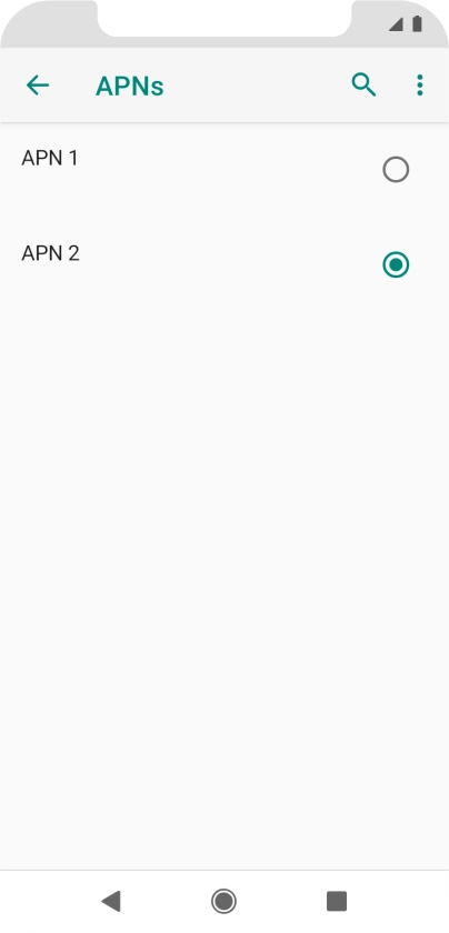 Press the Home key to return to the home screen.