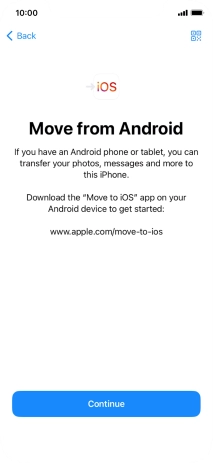 To transfer content to your phone, you need to install the app 