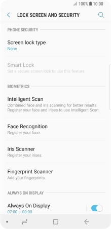 Press the Home key to return to the home screen.