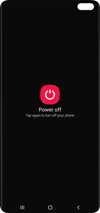 Press Power off. Press Power off.