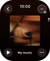 Press the play icon to start the playback.