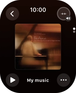 Press the play icon to start the playback.