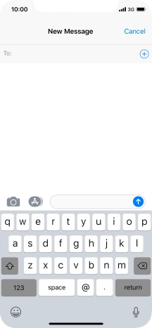 Press To and key in the first letters of the recipient's name.