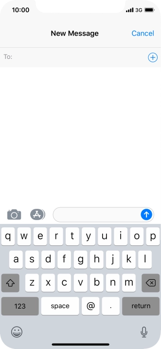 Press To and key in the first letters of the recipient's name.