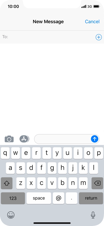 Press To and key in the first letters of the recipient's name.