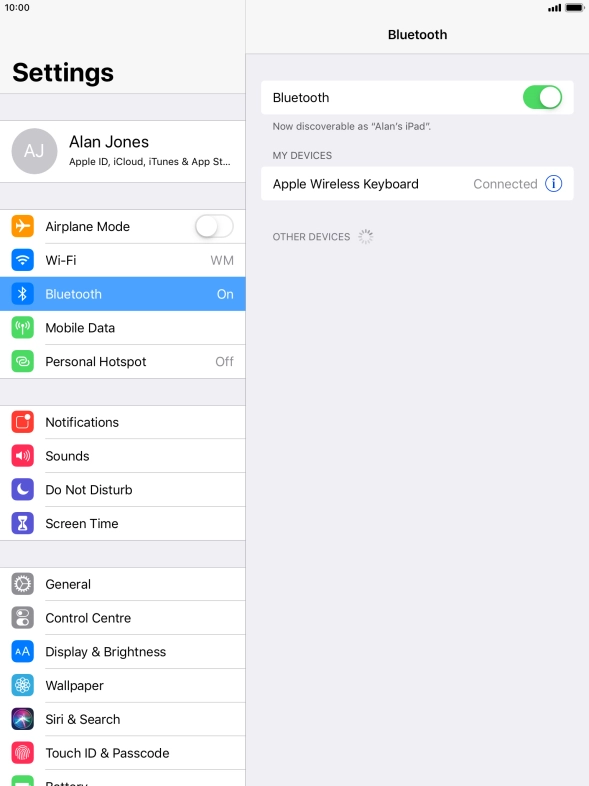 Press the Home key to return to the home screen.