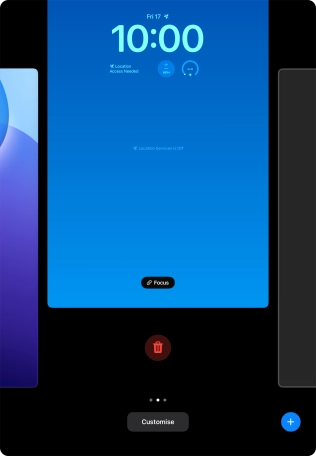 Press the delete icon. Press the delete icon.