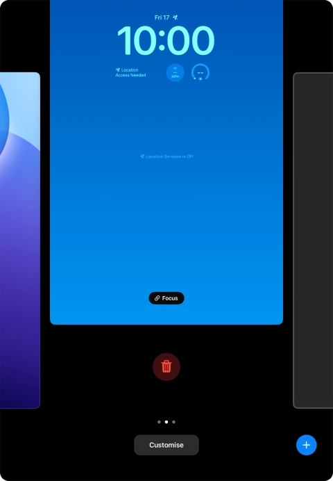 Press the delete icon. Press the delete icon.