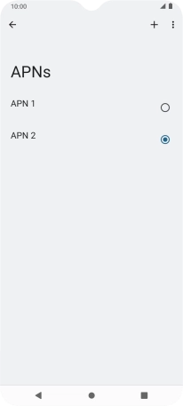 Press the Home key to return to the home screen.