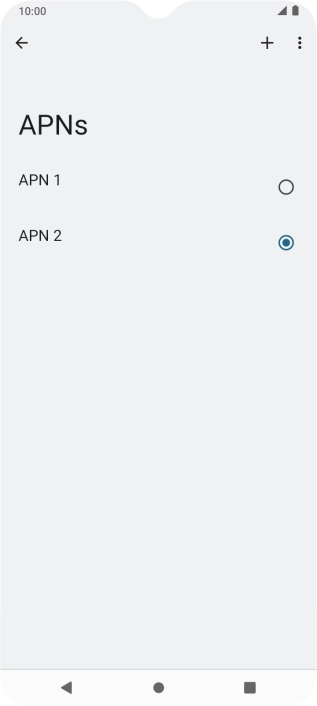 Press the Home key to return to the home screen.