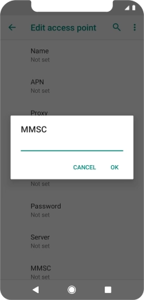Key in http://pxt.vodafone.net.au/pxtsend and press OK.