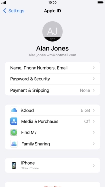 Press the Home key to return to the home screen.